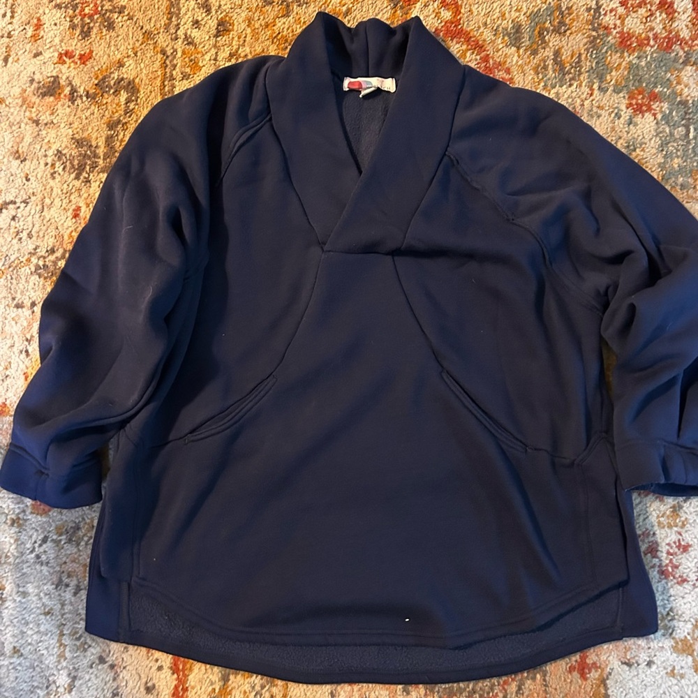 Very cool sweatshirt. Different spin on what a typical sweatshirt would be
